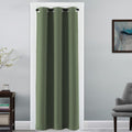 H.VERSAILTEX Blackout Patio Curtains 100 x 96 Inches for Sliding Door Extral Wide Blackout Curtain Panels Thermal Insulated Room Divider - Grommet Top, 8' Tall by 8.5' Wide - Jet Black