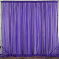 AK TRADING CO. 120" Wide (10Ft Wide) IFR Sheer Voile Drape Panels for Backdrop, Wedding Events, Ceiling Drapes, Event Masking, & Decor - Select from 6ft to 50ft Length. (10 feet x 16 feet, White)