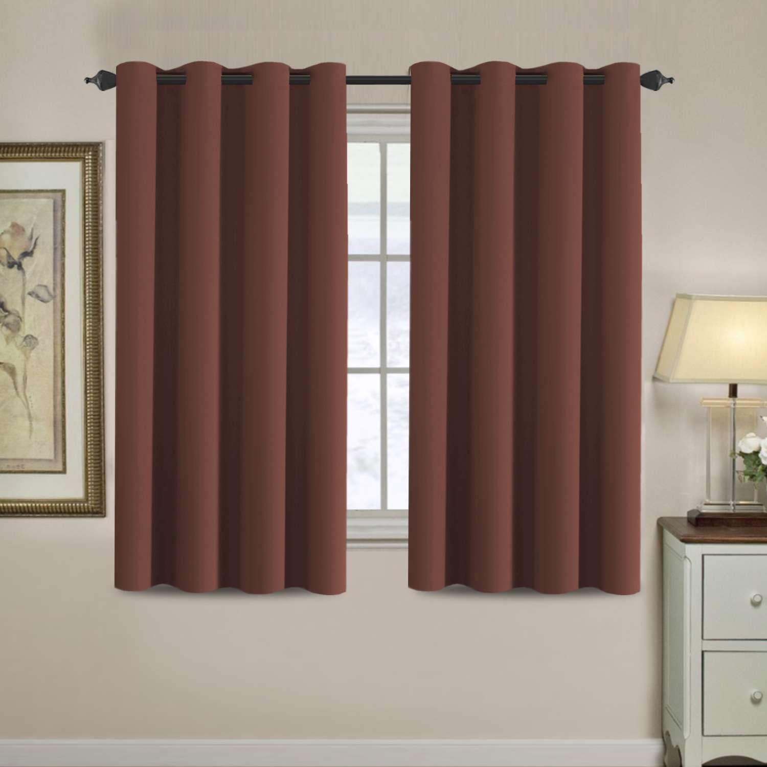 H.VERSAILTEX Blackout Patio Curtains 100 x 96 Inches for Sliding Door Extral Wide Blackout Curtain Panels Thermal Insulated Room Divider - Grommet Top, 8' Tall by 8.5' Wide - Jet Black