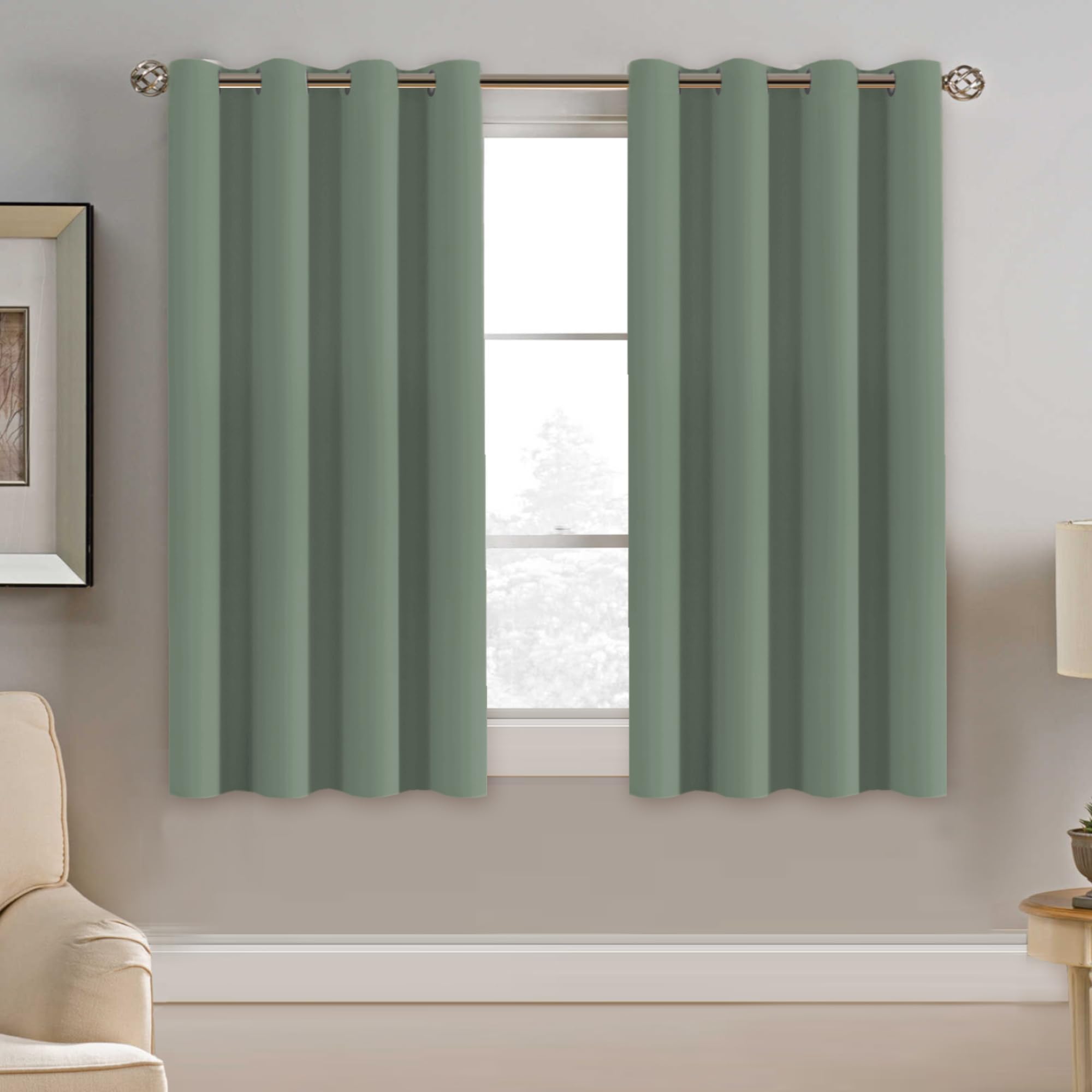 H.VERSAILTEX Blackout Patio Curtains 100 x 96 Inches for Sliding Door Extral Wide Blackout Curtain Panels Thermal Insulated Room Divider - Grommet Top, 8' Tall by 8.5' Wide - Jet Black