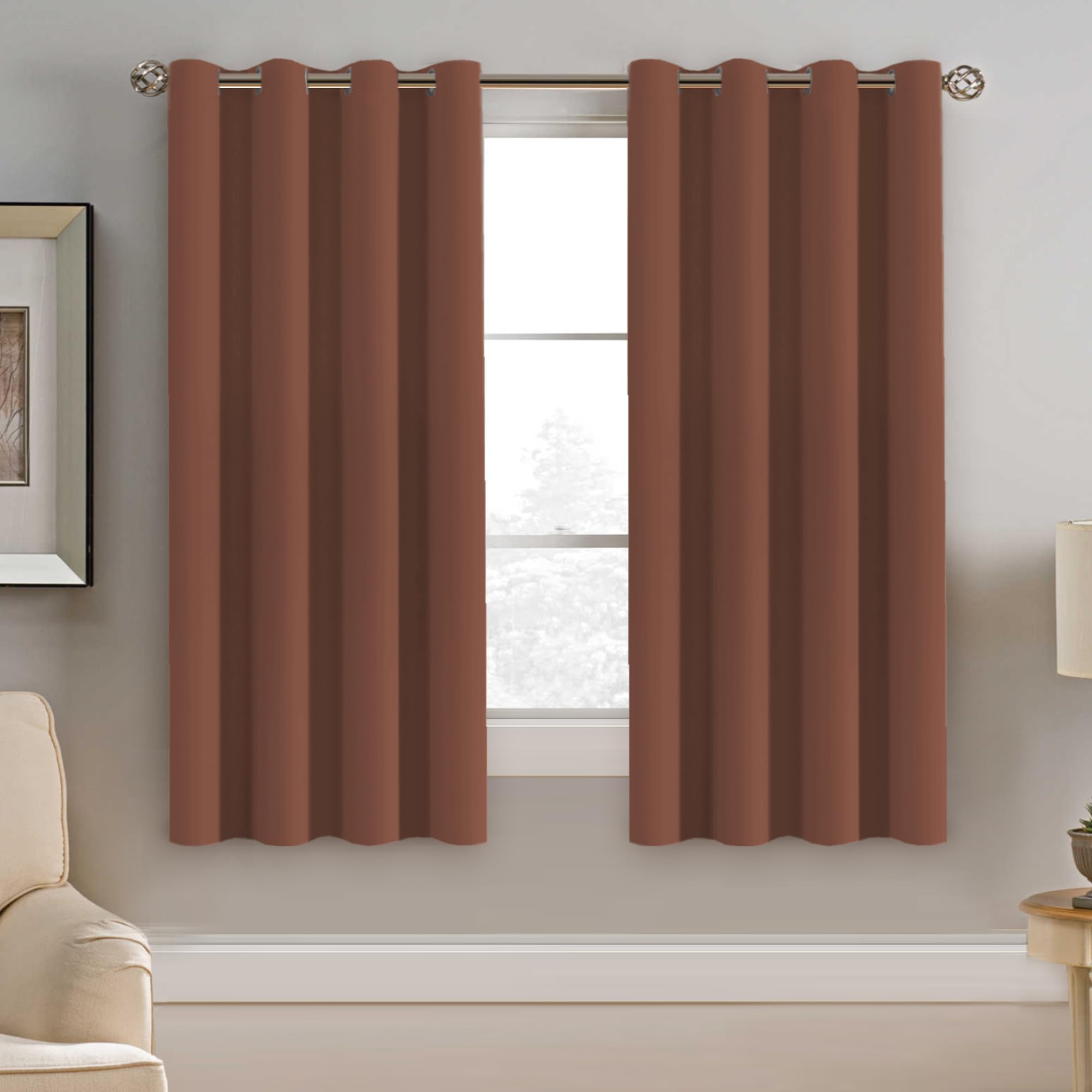 H.VERSAILTEX Blackout Patio Curtains 100 x 96 Inches for Sliding Door Extral Wide Blackout Curtain Panels Thermal Insulated Room Divider - Grommet Top, 8' Tall by 8.5' Wide - Jet Black