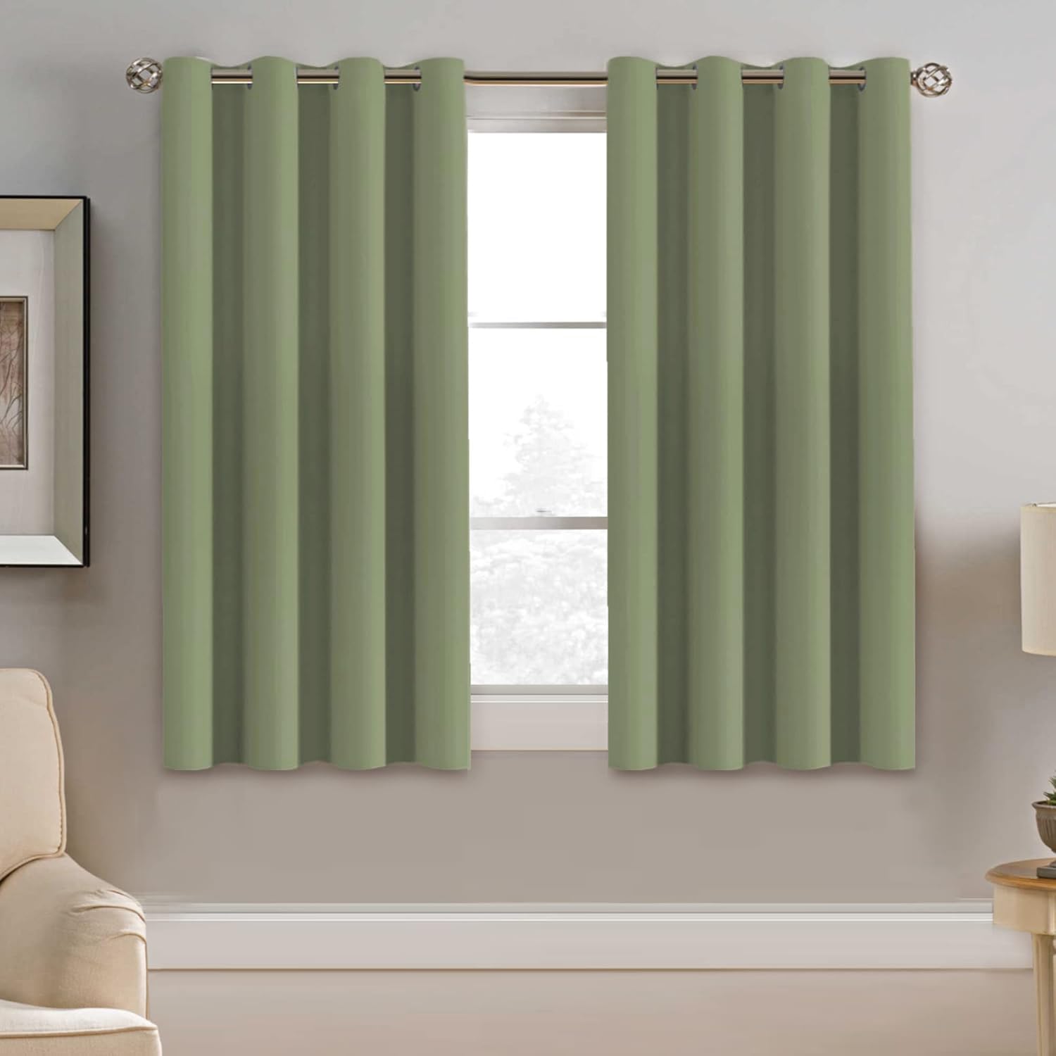 H.VERSAILTEX Blackout Patio Curtains 100 x 96 Inches for Sliding Door Extral Wide Blackout Curtain Panels Thermal Insulated Room Divider - Grommet Top, 8' Tall by 8.5' Wide - Jet Black