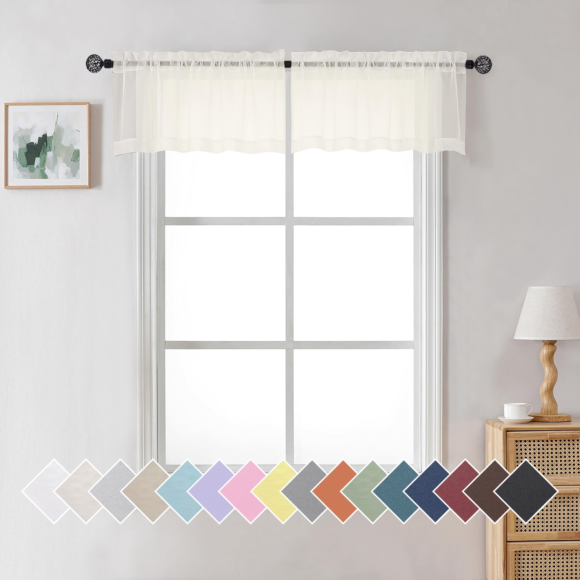 Aiyufeng Blush Pink Sheer Curtains 84 Inches Long 2 Panels Set, Light Filtering Soft Airy Voile Rod Pocket Baby Pink Sheer Window Drapes for Bedroom Living Room, Each 40Wx84L Inches